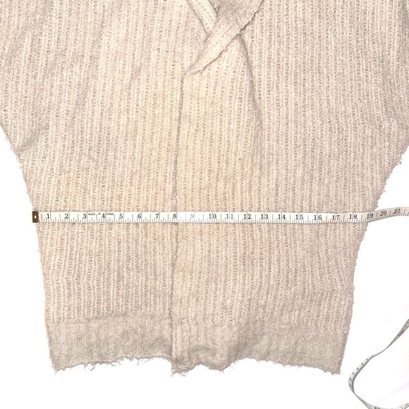 Sleeping on Snow Anthropologie Open Front Cardigan Sweater Merino Wool Alpaca M - Picture 10 of 15